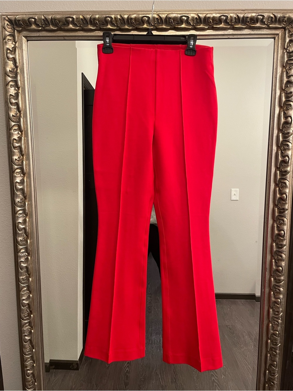 NWOT SPANX Bright Red Boot-Cut Dress Pants
